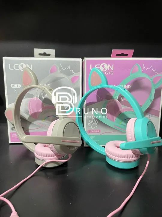 Fone de Ouvido Gatinho 