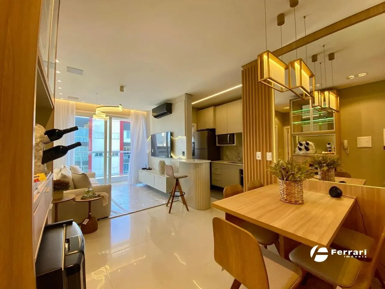 Apartamento mobiliado com 02 dormitórios, Bairro Navegantes em Capão da Canoa