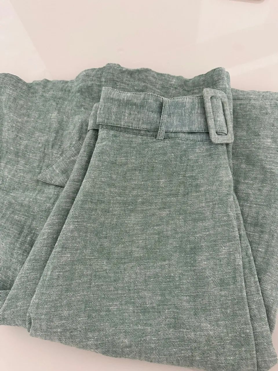 Saia modelo Mídi em linho  - Foto 2