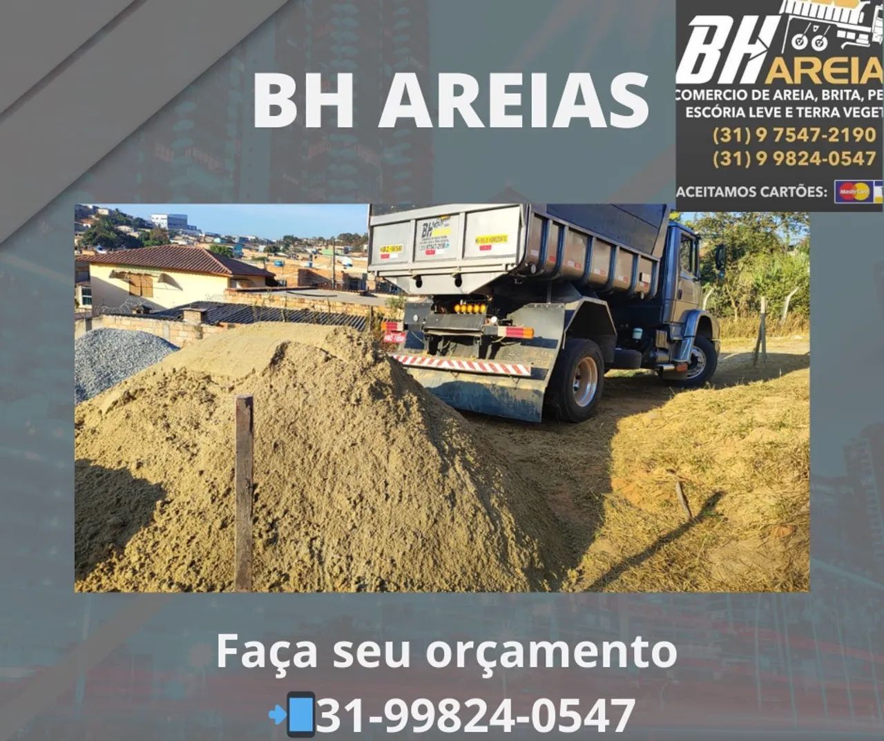 Areia Fina,Media e Grossa direto de Esmeralda  - Foto 2