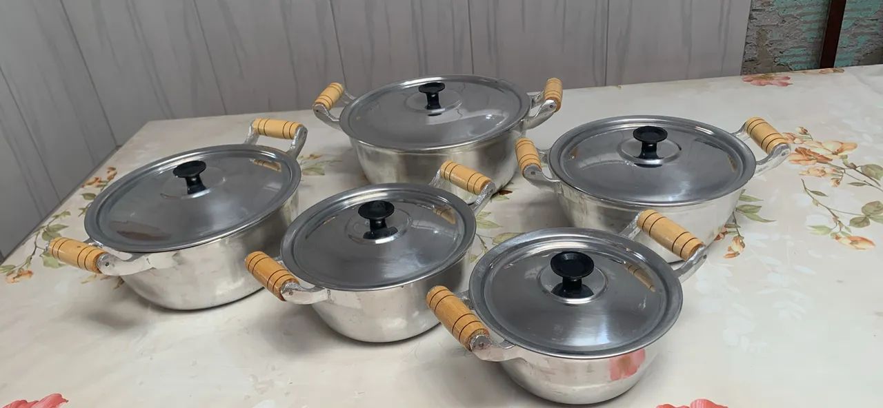 Jogo de panela ferro de alumínio  - Foto 5
