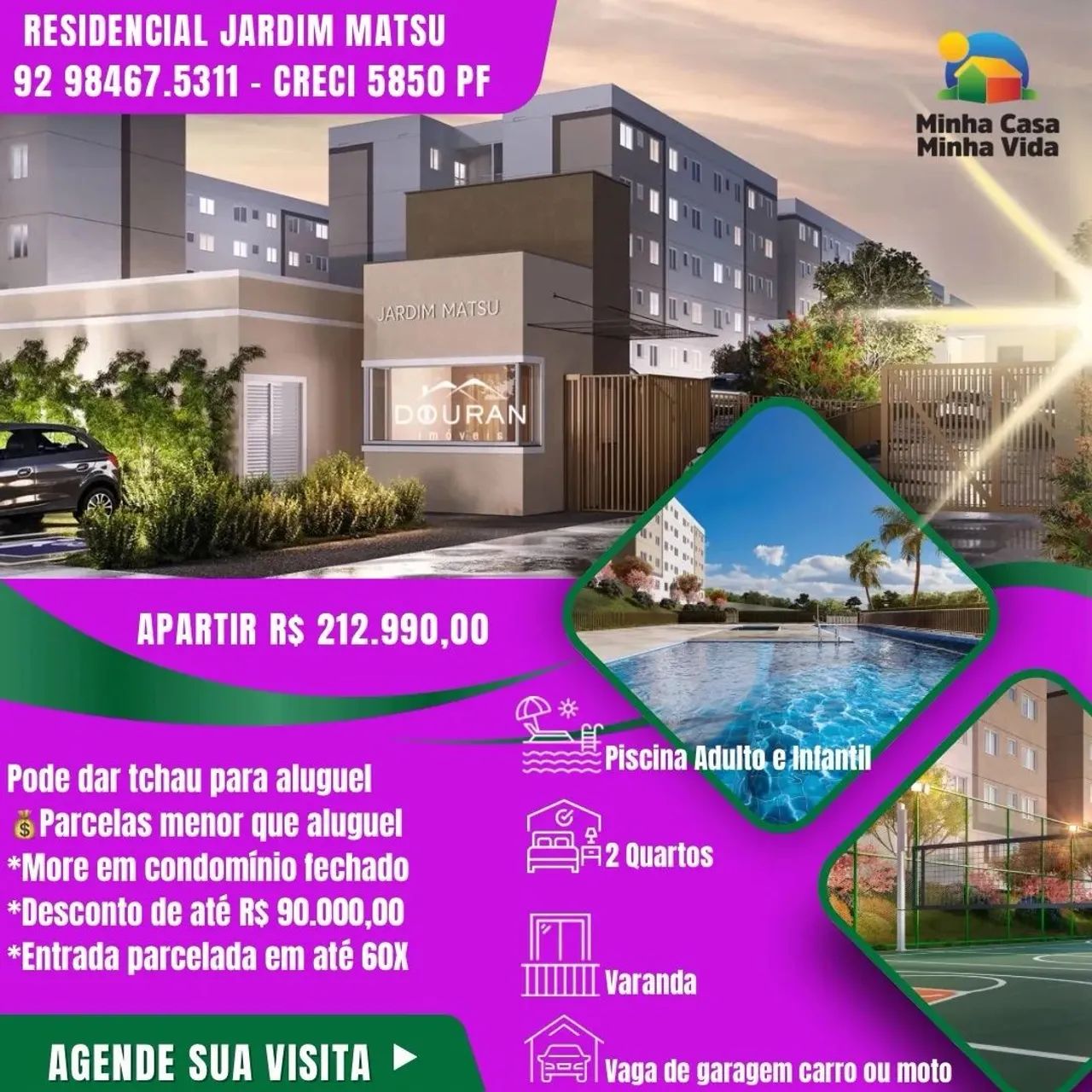 RESIDENCIAL JARDIM MATSU - LANÇAMENTO MRV - Foto 3