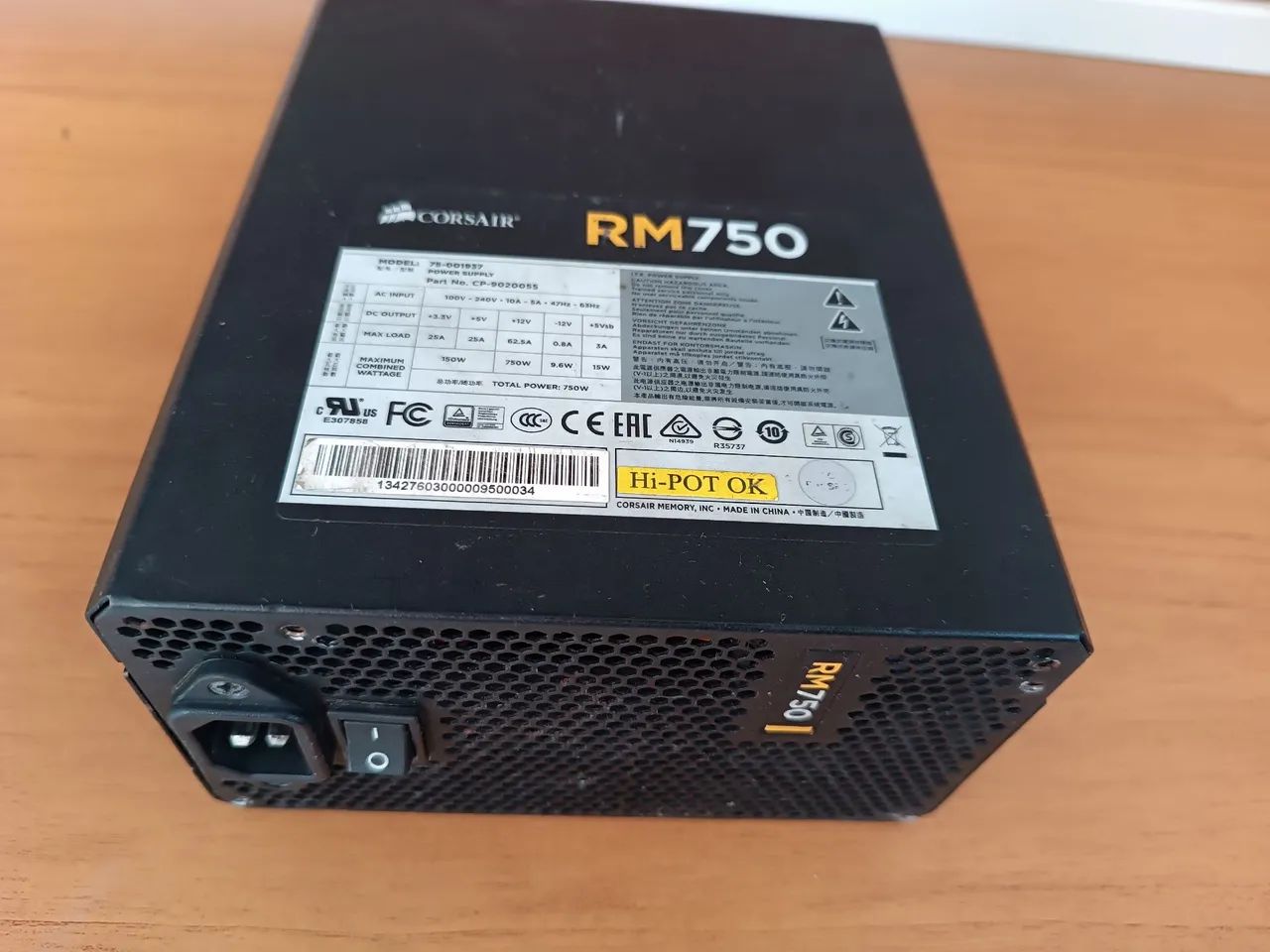 Fonte Corsair RM750 750W - Foto 5