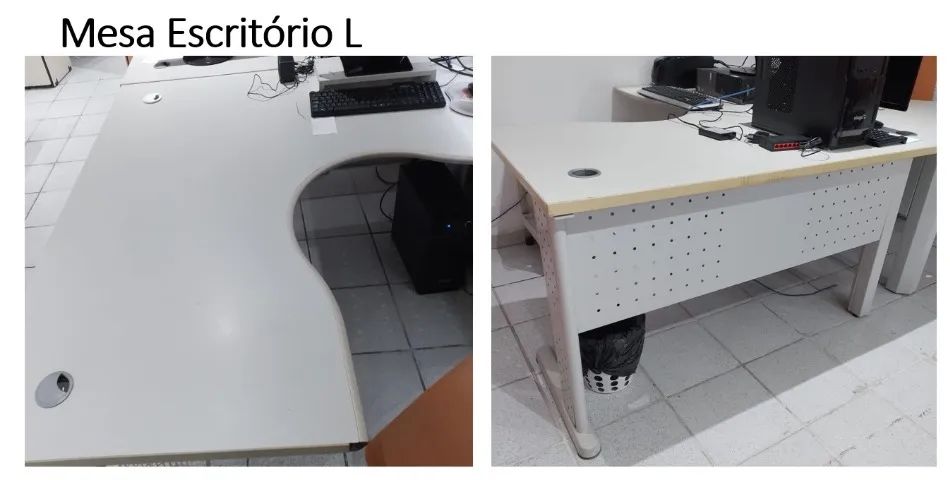 Mesa L para escritório - Foto 2