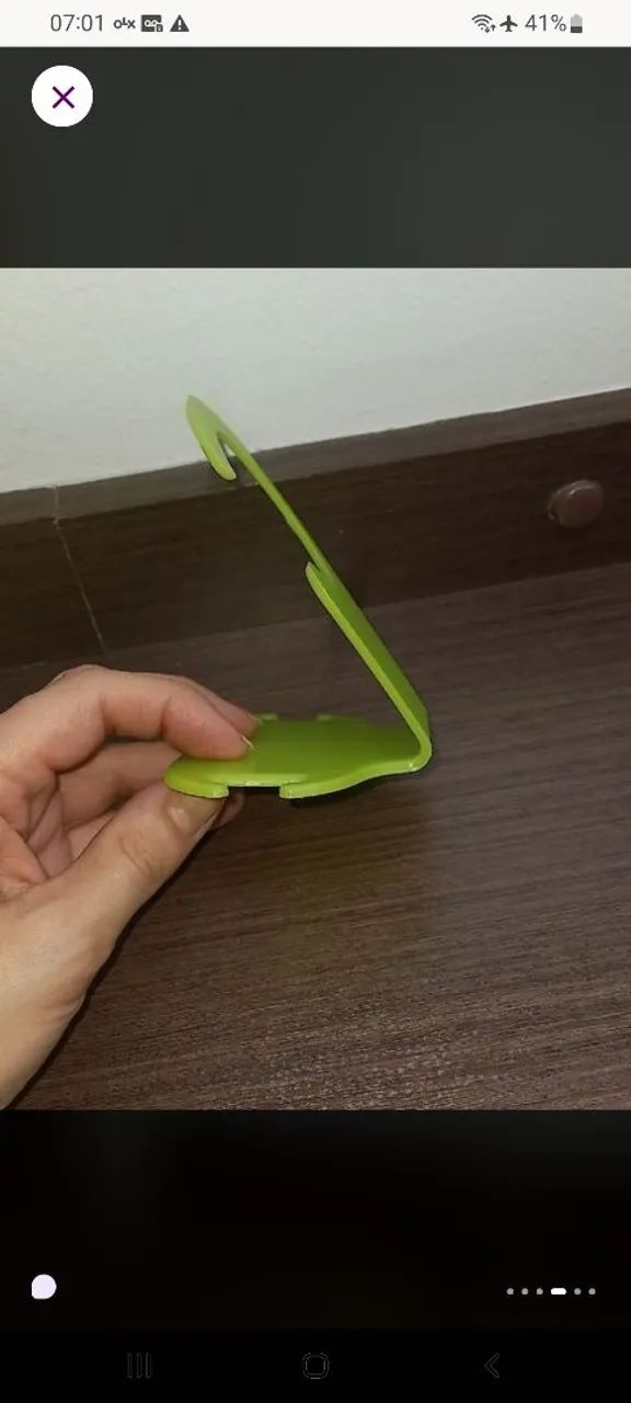 Suporte tomada carregador celular  - Foto 4
