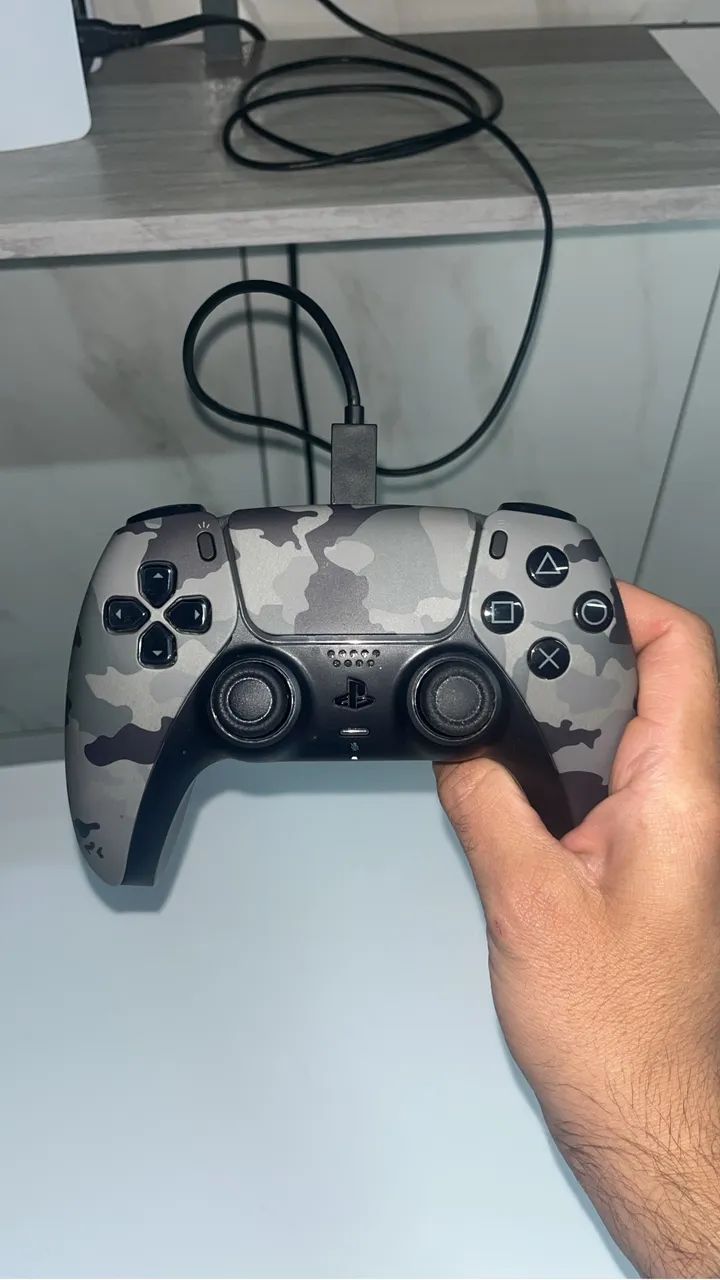 CONTROLE P/ PS5 CAMUFLADO