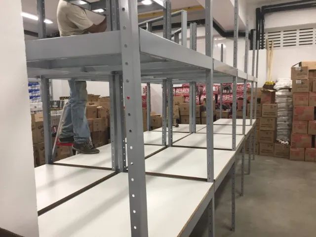 Estante Monta Carga/Porta Lataria Para Almoxarifado GOMO - Alta Resistência E Organização - Foto 4