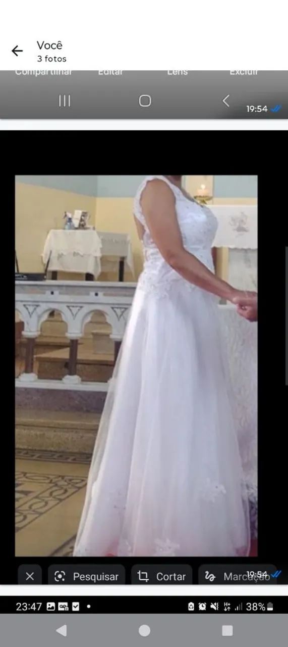 Vestido de noiva branco