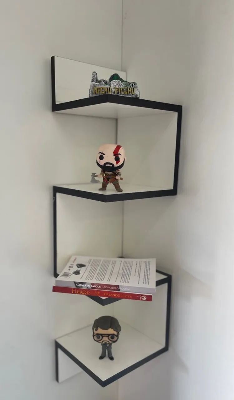 Nicho de canto de parede em MDF 15mm  - Foto 4