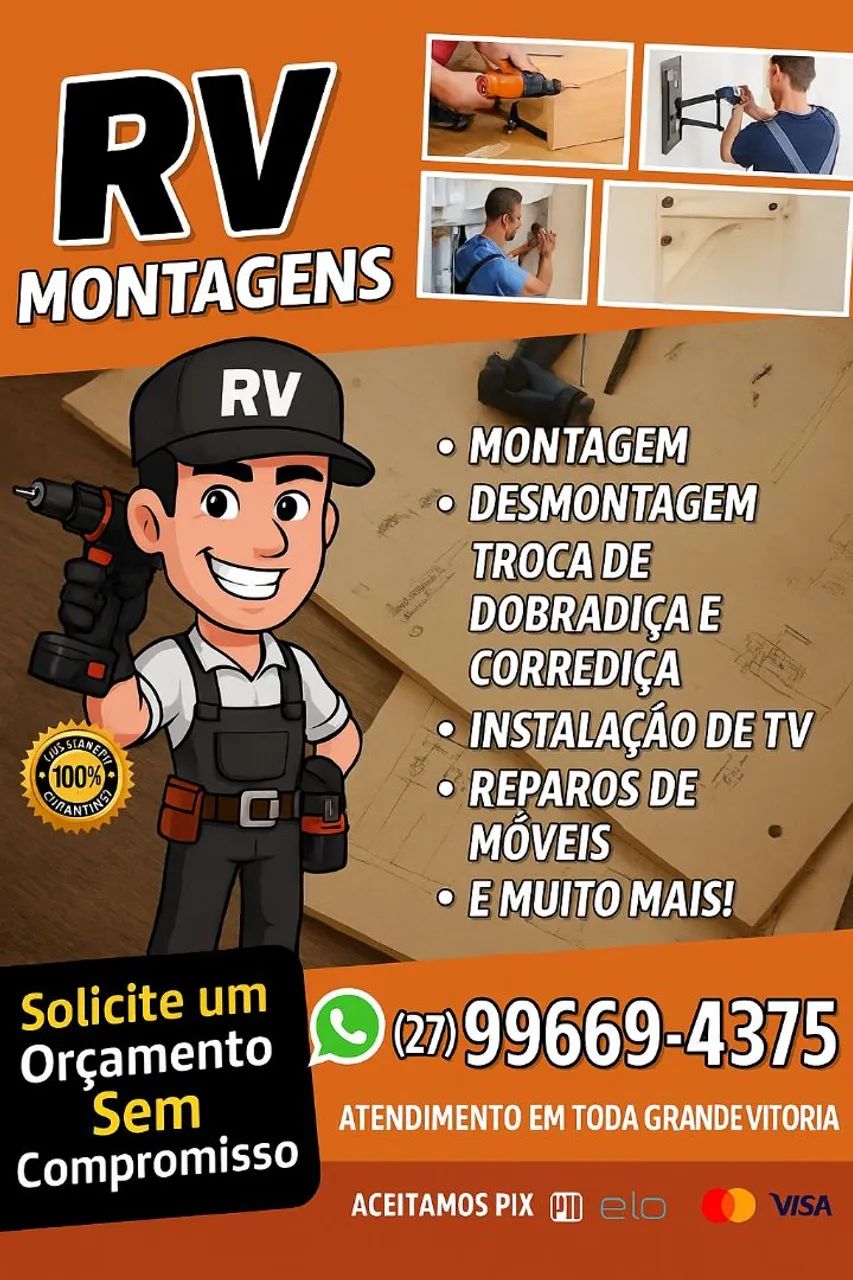 Montador de Móveis na Serra - Rápido, Confiável e com Atendimento Imediato