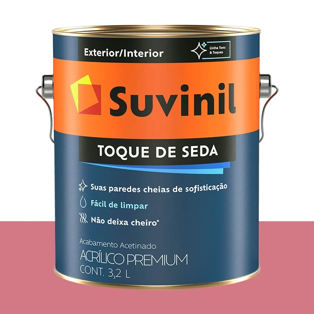 Tinta Acrílica Acetinada Suvinil Bola de Chiclete 3,2 L