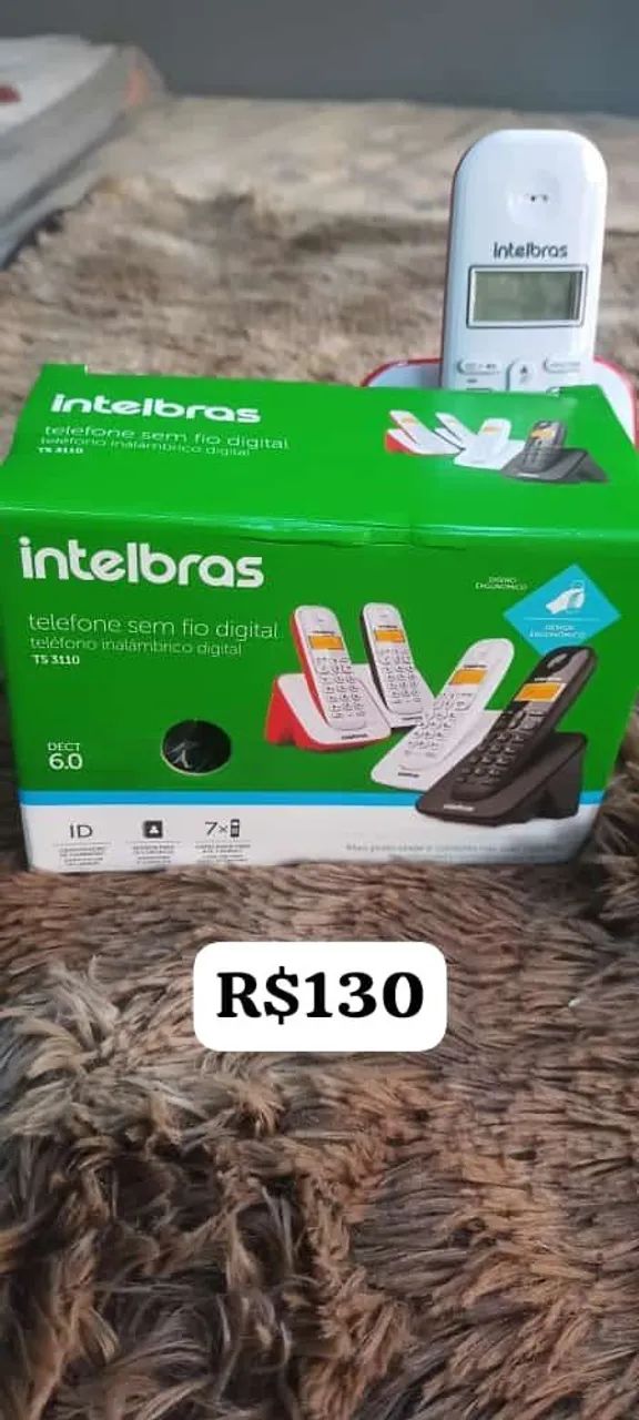 Telefone Sem Fio Digital intelbras novo lacrado  - Foto 5