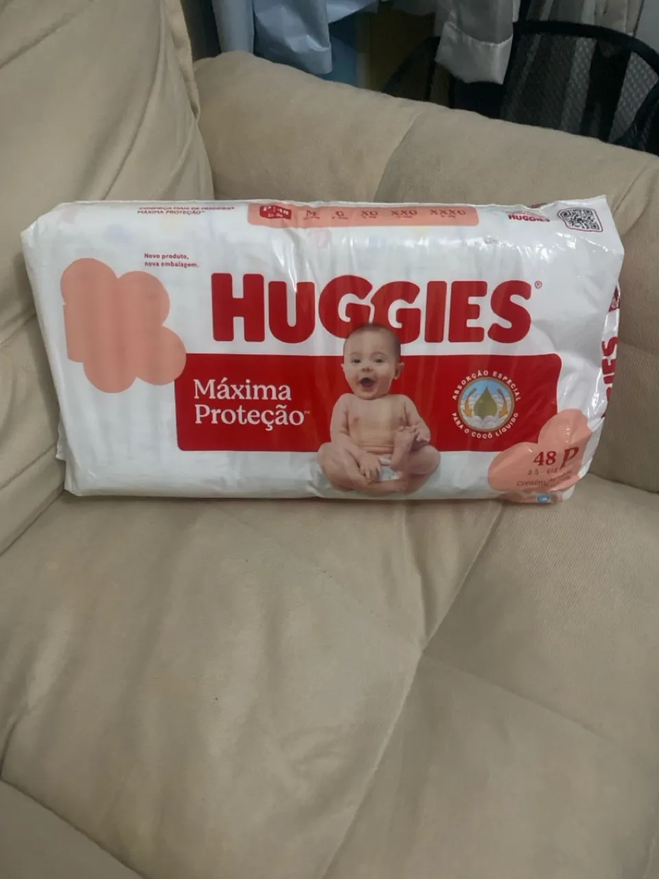 Fraldas Huggies Máxima Proteção - 48 unidades