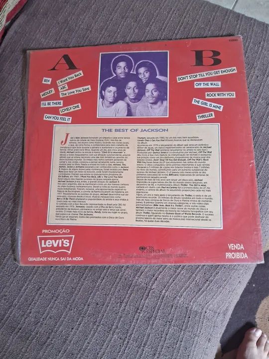 Disco de Vinil The Best of Jackson - Michael Jackson - Foto 2