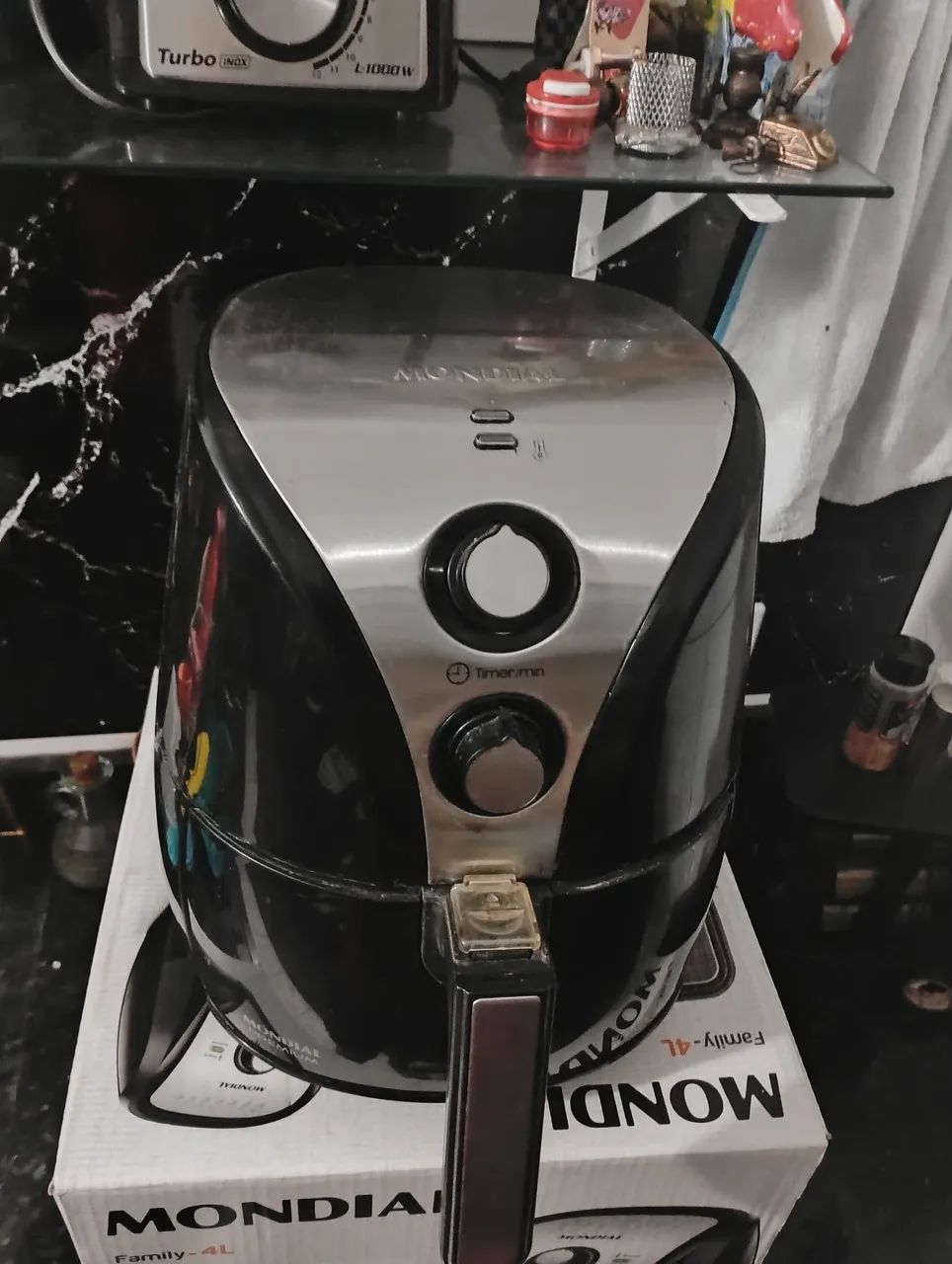Fritadeira Elétrica Air Fryer Mondial Premium  1500W - Foto 2