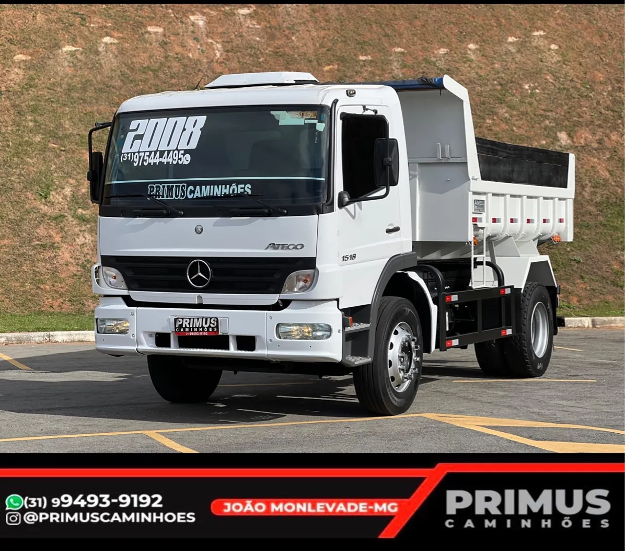 Mercedes-Benz Atego 1518 Caçamba - 2008