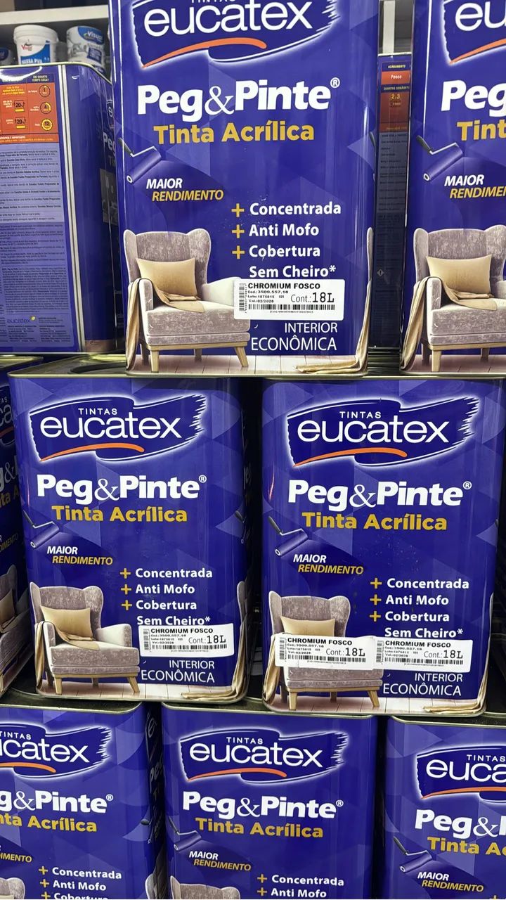 TINTA ACRÍLICA EUCATEX 18L