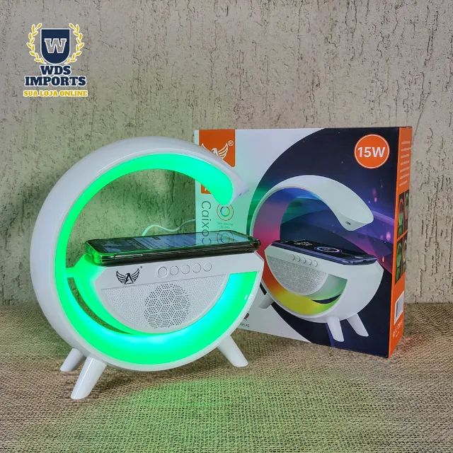 Caixa de Som Bluetooth Luminária G Speaker - Foto 2