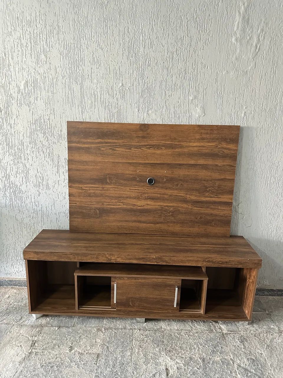 Painel e rack amadeirado  - Foto 2