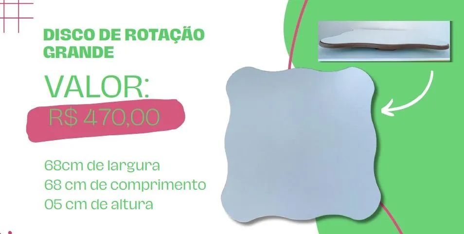 Disco de Rotação Grande