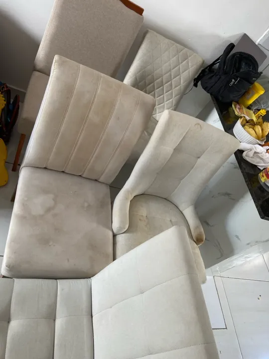 Conjunto de Cadeiras para Jantar - Branco