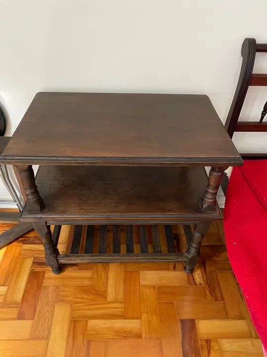 Mesa de apoio em madeira maciça  - Foto 5