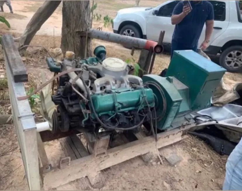 Motor MWM a disel com gerador 70kva