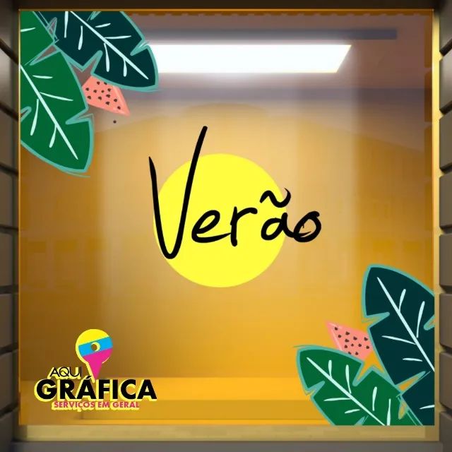 Adesivagem de Vitrine A Parir de R$ 99,00 o M²!