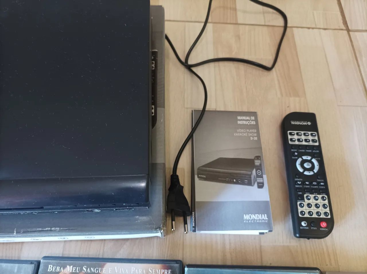 DVD Player + lote DVDs do Flamengo + adaptador hdmi - Foto 4