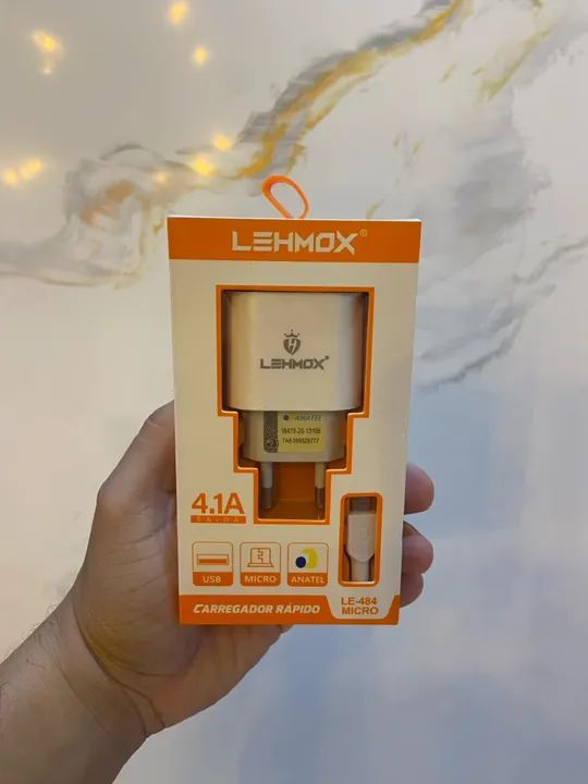 Carregador Rápido 4.1A Lehmox - Usb, Micro e Aparelho