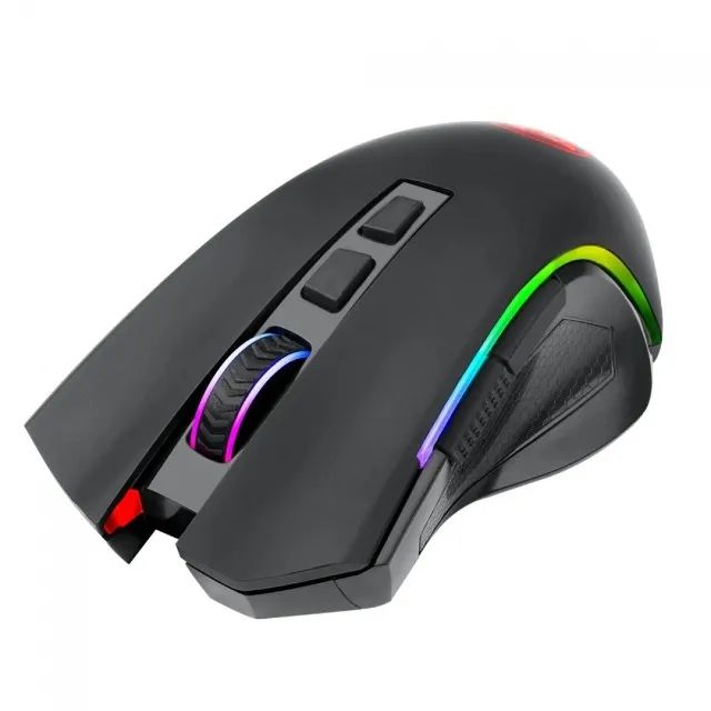 Mouse Gamer Redragon Griffin, 8000 DPI, Wireless, 7 Botões Programáveis - WZetta - Foto 5
