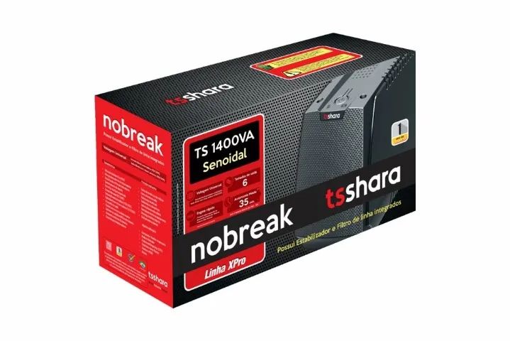 Nobreak Senoidal 1400 Va Tsshara Universal Xpro 4551, 1Bs, Entrada: Bivolt, Saída: 115/220