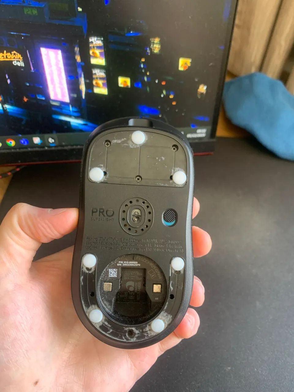 Logitech G PRO X Superlight 2 preto - Foto 4