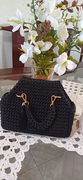 Bolsa em croche 