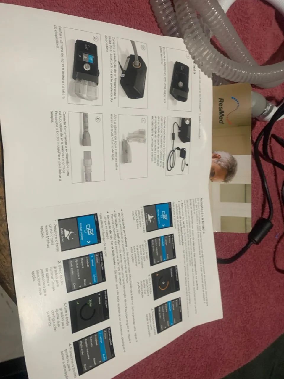 CPAP automático S10 AutoSet com Umidificador - ResMed - Foto 4