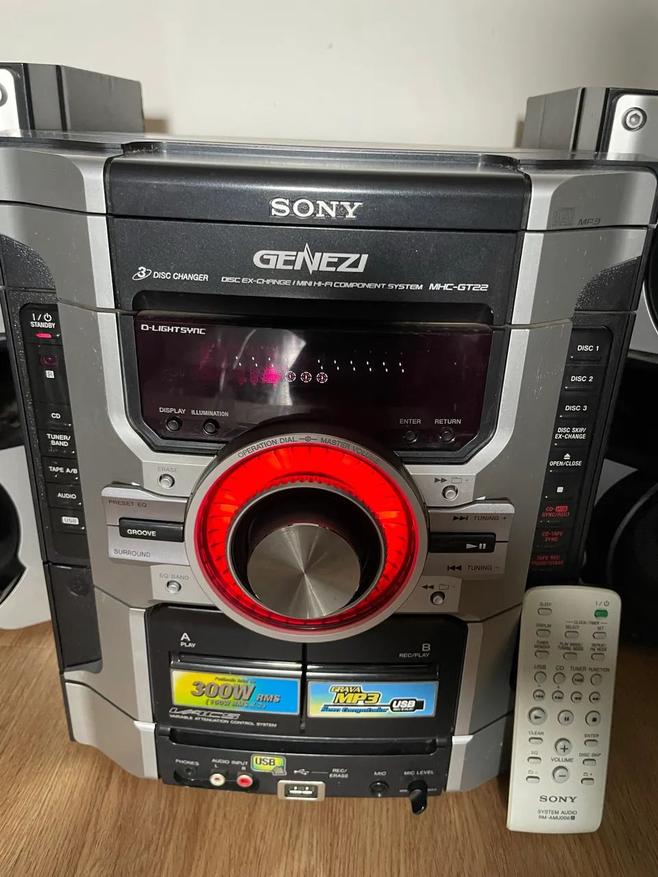 System Sony Genezi GT22 100% Funcional - Aparelhos de Som