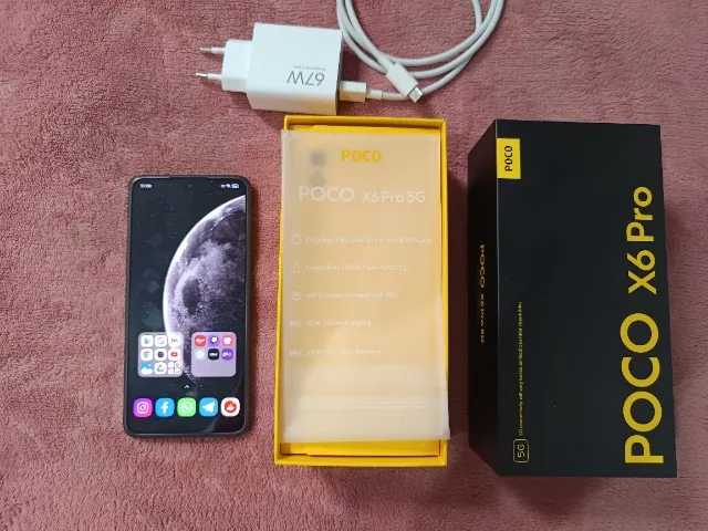 Xiaomi Poco x6 Pro 8GB 256GB 5G NFC Preto Completo