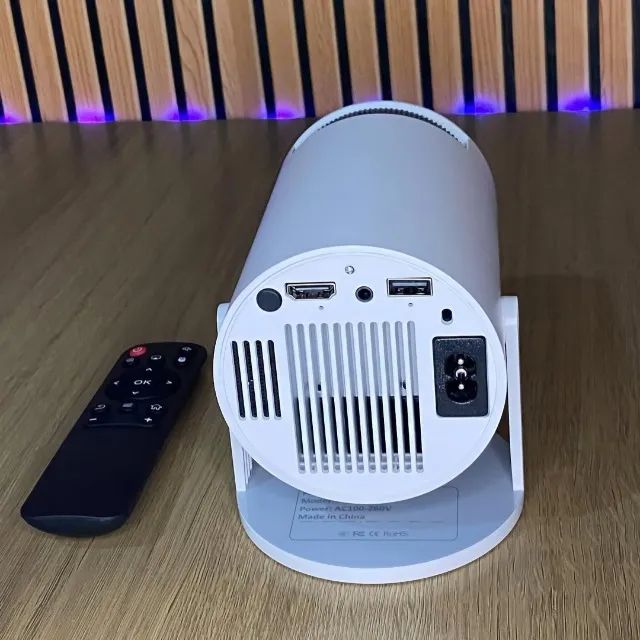 Mini Projetor Android 4K Wifi 5G HY300 Ultra HD - Foto 4
