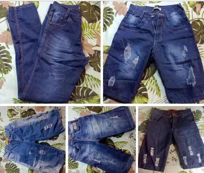 Lote jeans para meninos 