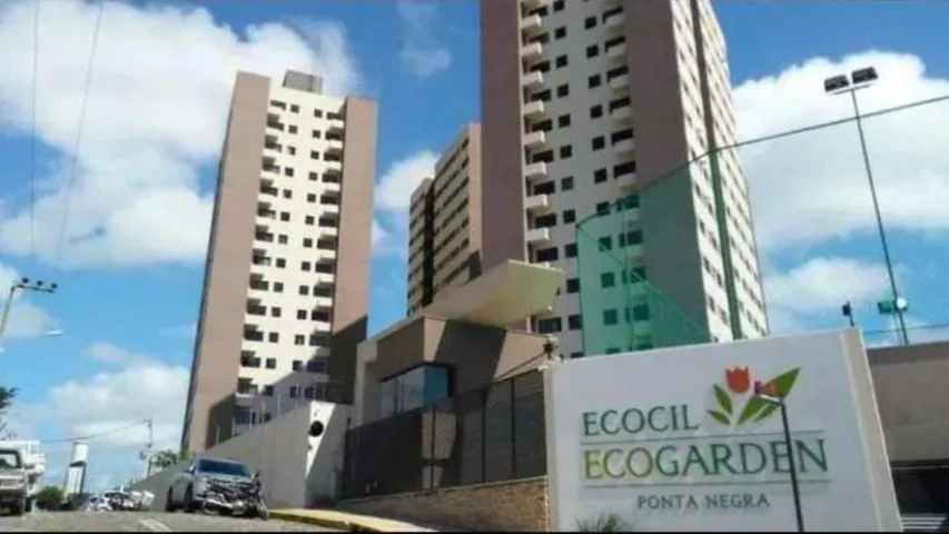 Apartamento 2/4 - Ecogarden Ponta Negra Mobiliado
