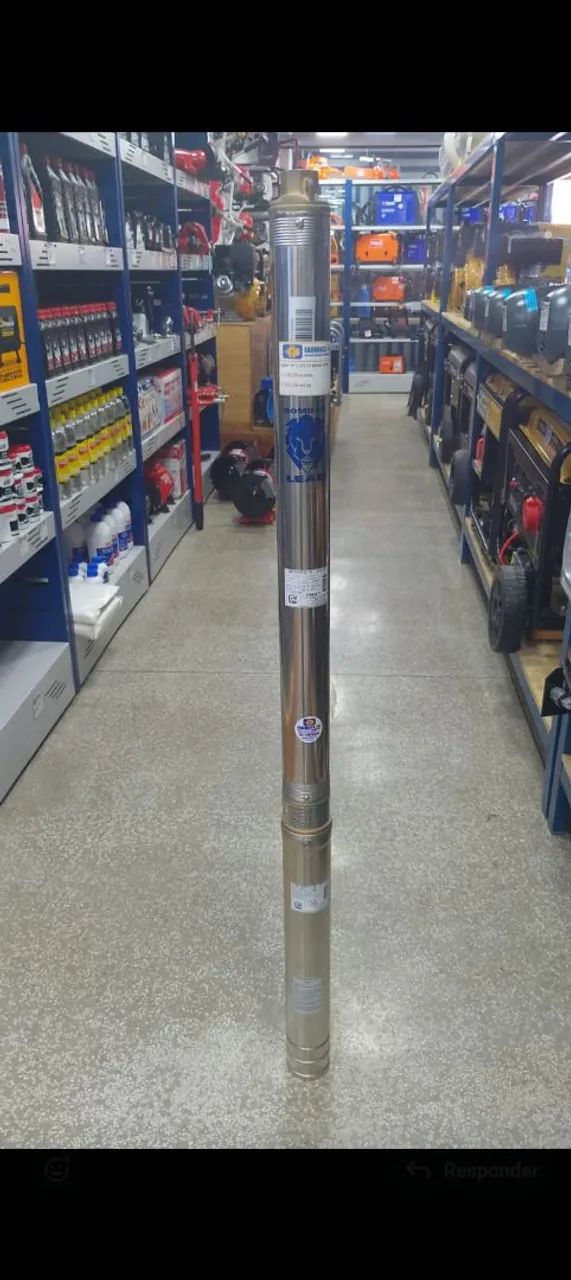 BOMBA SUBMERSA 1.5CV 220V 3" C/PAINEL 25 ESTAGIO LEAO - Foto 2