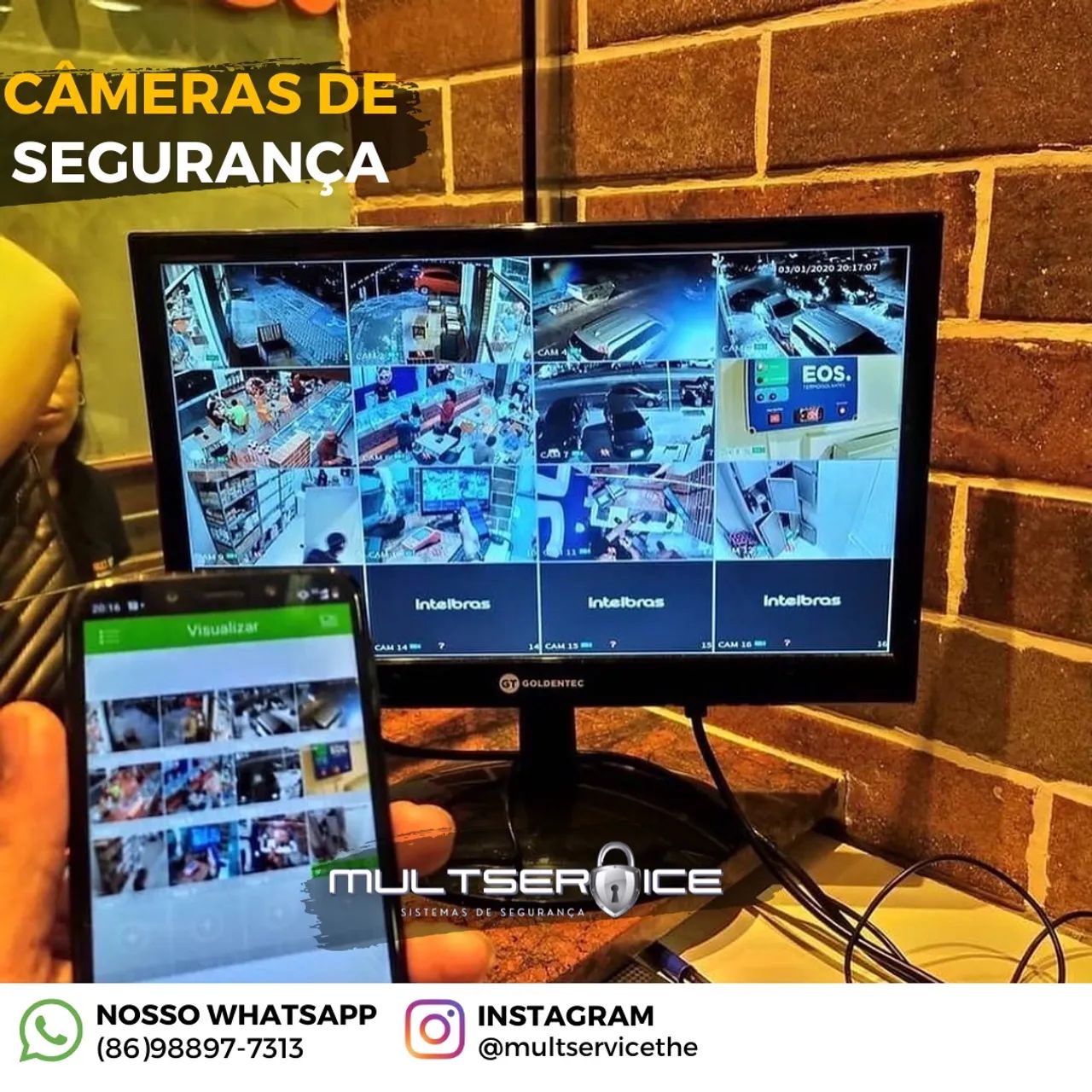 Câmeras de Segurança Intelbras - Monitoramento Remoto