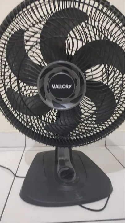 Ventilador de Mesa Preto - Ótimo estado!