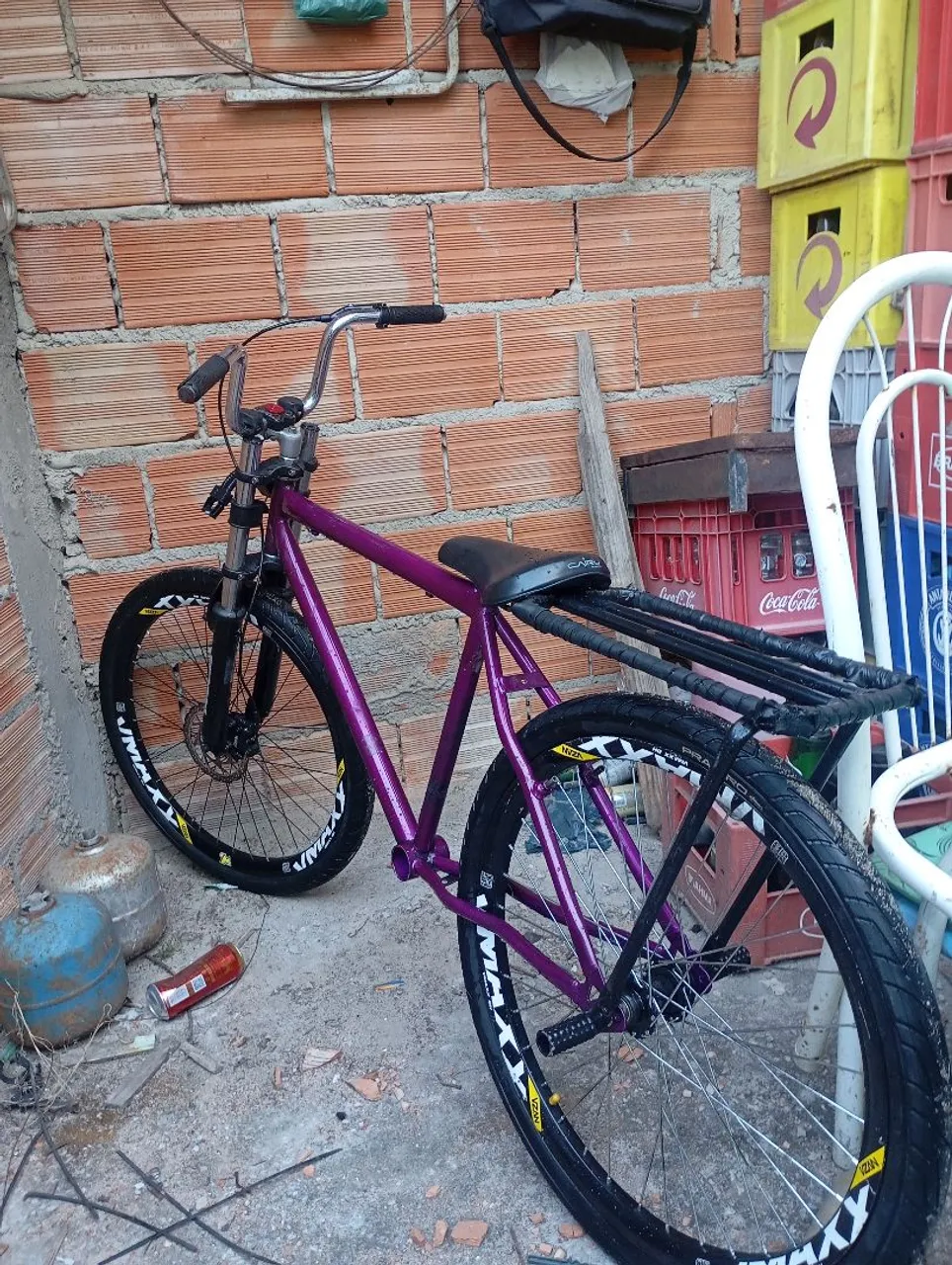 Bicicleta Aro 26 Roxa vmax