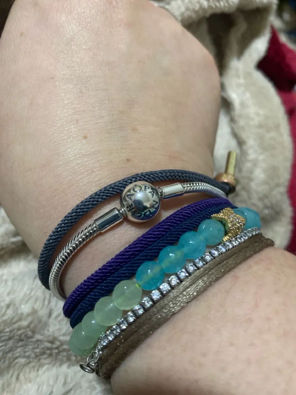 Pulseira prata 925 maleável pandora  - Foto 5