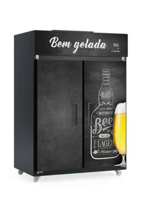 NZ. Mini câmara cervejeira 2 portas GELOPAR 
