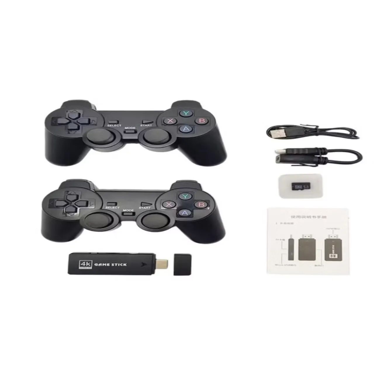 Game Stick 4K com Controle para Android TV Box