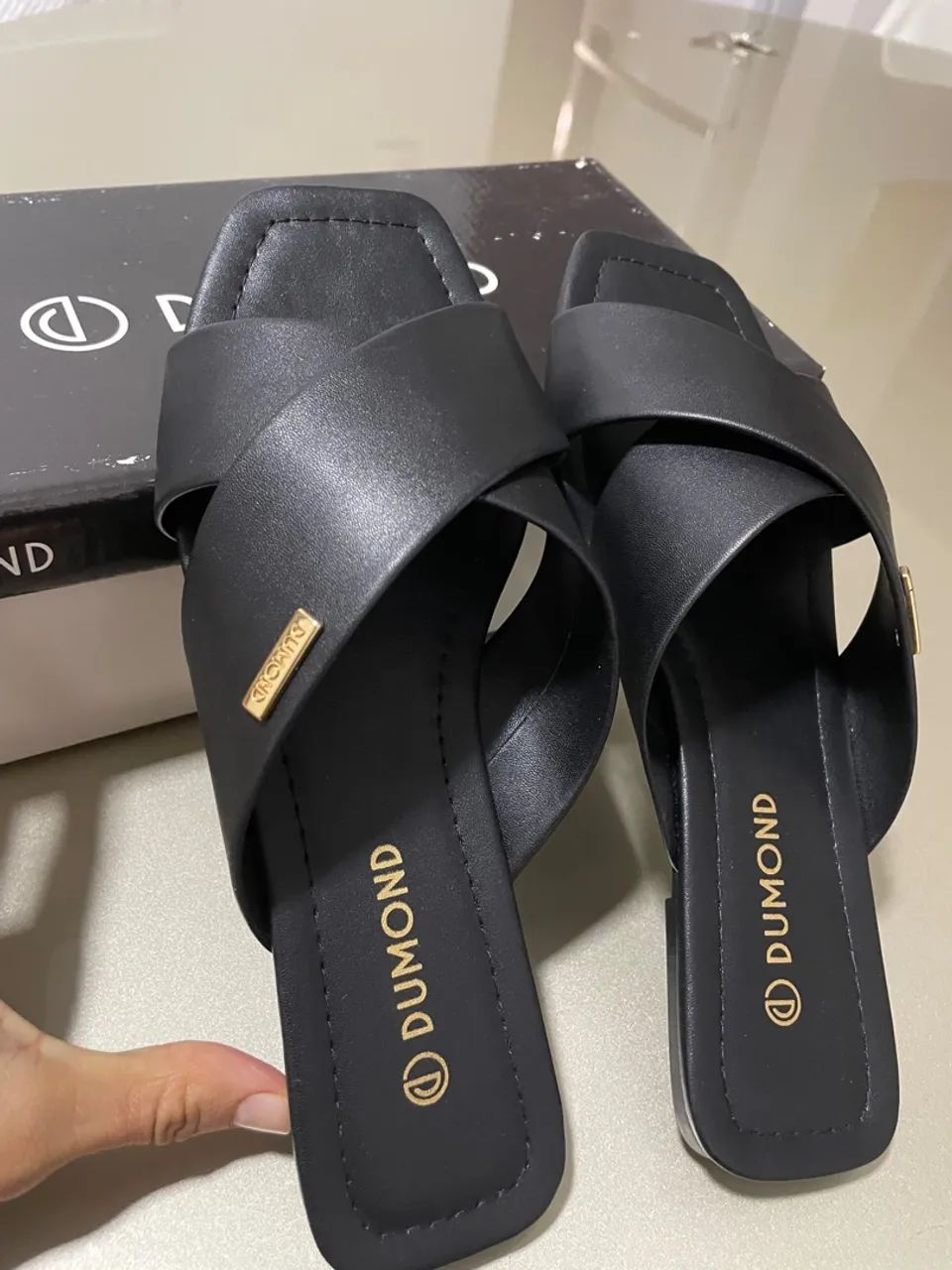 Sandália Dumond Feminina Preta - Conforto e Estilo! - Foto 3