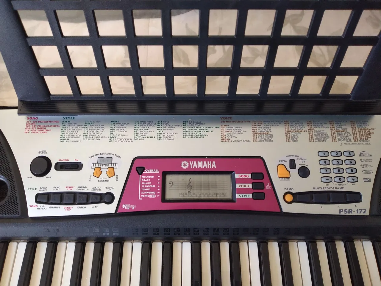 Teclado Yamaha PSR-172 - Ótimo estado!