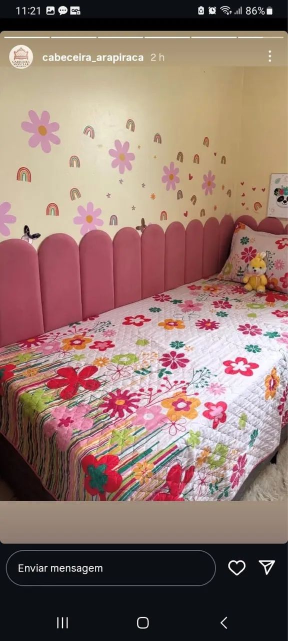 Cabeceira modular Nuvem 